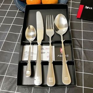 Bộ 4 In : Dao, Dĩa, Thìa Sus 304 TM (THÙNG 100B)