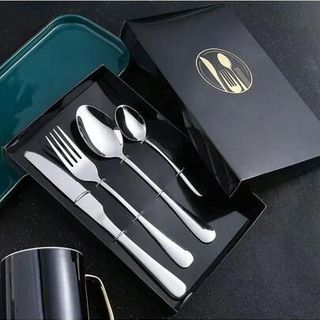 Bộ 4 In : Dao, Dĩa, Thìa Sus 304 TM (THÙNG 100B)