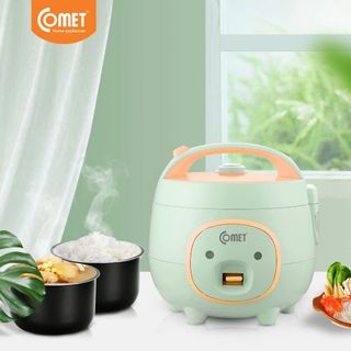 NỒI CƠM ĐIỆN NẮP BẬT 0,8L COMET CM8006
