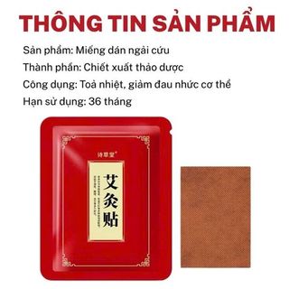 Túi 50 Miếng Cao Dán Ngải Cứu