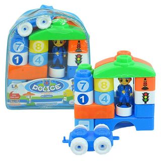 Đồ chơi xếp hình cho bé ô tô giao thông (THÙNG 27B)