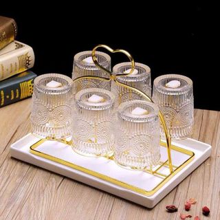 BỘ 6 LY THỦY TINH ĐỒNG TIỀN 300ML