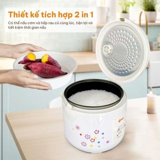 NỒI CƠM ĐIỆN NẮP BẬT 1,8L COMET CM8015 (THÙNG 4 CÁI)