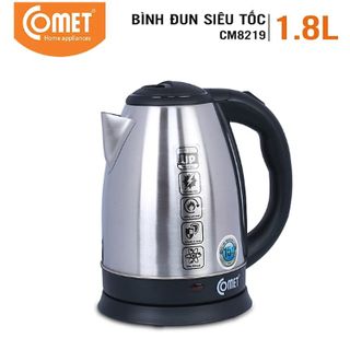 ẤM SIÊU TỐC INOX 1,8L COMET CM8219 THÙNG 12 CÁI