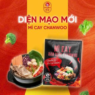Set 5-10-15 Gói Mì Cay Chanwoo Phiên Bản Mới - Tặng Ly, Nồi Điện Mini, Nồi Điện 2 Tầng