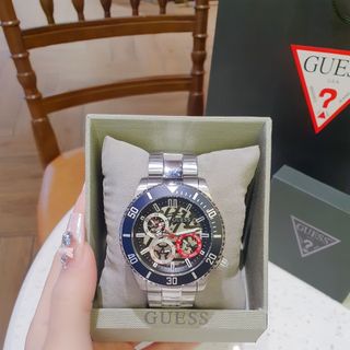 ĐỒNG HỒ NAM CAO CẤP GUECC DÂY THÉP MẶT TRÒN FULL KIM FULLBOX