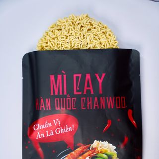 Set 10 Gói Mì Cay Chanwoo Phiên Bản Mới - (Tặng 1 Nồi Điện Mini + 2 Gói Mì Cay)