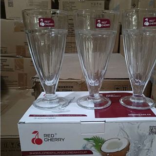 BỘ 6 LY THUỶ TINH 340ML RED CHERRY THÙNG 8 BỘ