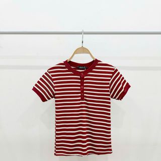 Áo thun sọc nút chất cotton borip co giãn có bigsize