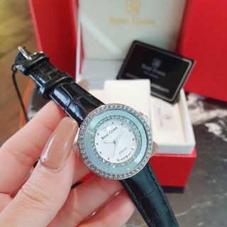 XẢ NHANH ĐỒNG HỒ NỮ THỜI TRANG RODAL DÂY DA HAI VIỀN HỘT