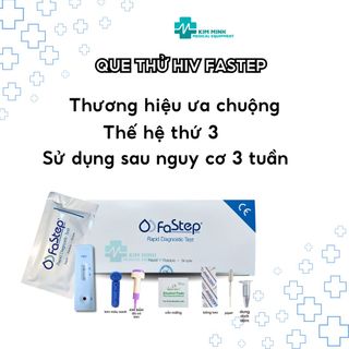 Que thử HIV Fastep 10 phút biết kết quả (1 test)