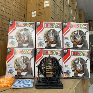 Bộ Đồ Chơi Quay Lô Tô BINGO 90 Số