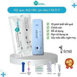 Que thử HIV Fastep 10 phút biết kết quả (1 test)