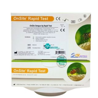 Que thử Sốt xuất huyết NS1 CTK hộp 30 test