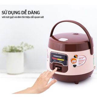 NỒI CƠM ĐIỆN 1L SUNHOUSE SHD8208C