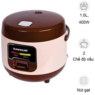 NỒI CƠM ĐIỆN 1L SUNHOUSE SHD8208C