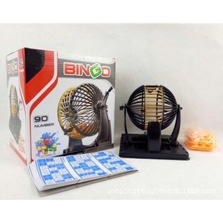 BỘ ĐỒ CHƠI LỒNG QUAY LÔ TÔ BINGO 90 SỐ