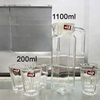 BỘ BÌNH THUỶ TINH DELI LỤC GIÁC EH1003 2L7