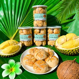 BÁNH BÔNG DỪA SẦU RIÊNG: HƯƠNG VỊ MIỀN TÂY SÔNG NƯỚC 300G - WINNIE HOUSE