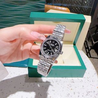 ĐỒNG HỒ NAM NỮ CAO CẤP ROLET MÁY AUTOMATIC DÂY ĐÚC MẶT SAPHIRE NIỀNG KHÍA