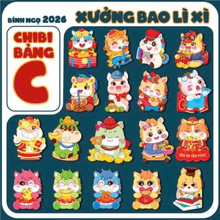 SET 20 CÁI BAO LÌ XÌ CHIBI DỄ THƯƠNG 2026 - LADY'S PASSION