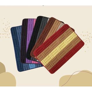 Thảm lau chân họa tiết sọc nhiều màu( THÙNG 100C)