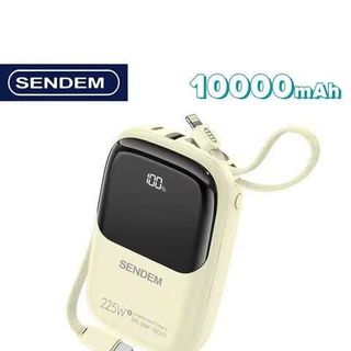 Pin sạc dự phòng Sendem PH116 10000mah kèm dây có led ( T100, Full VAT )