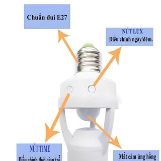 ĐUI ĐÈN CẢM BIẾN CHUYỂN ĐỘNG ĐUI E27