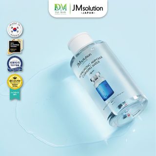 Nước Tẩy Trang Dịu Nhẹ JMSOLUTION Japan H9 Hyaluronic Ampoule Cleansing Water Aqua 500ML