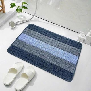 Thảm lau chân họa tiết sọc nhiều màu( THÙNG 100C)