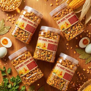 BẮP RUỐC TRỨNG MUỐI, GIÒN RỤM, BÉO NGẬY, MẶN MÀ 500G - WINNIE HOUSE