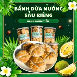 BÁNH BÔNG DỪA SẦU RIÊNG: HƯƠNG VỊ MIỀN TÂY SÔNG NƯỚC 300G - WINNIE HOUSE