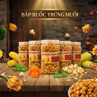 BẮP RUỐC TRỨNG MUỐI, GIÒN RỤM, BÉO NGẬY, MẶN MÀ 500G - WINNIE HOUSE