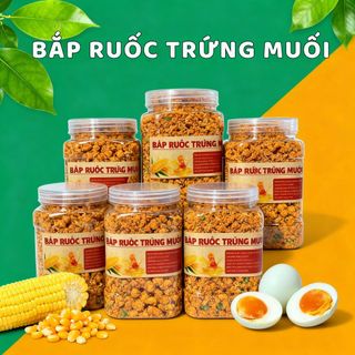 BẮP RUỐC TRỨNG MUỐI, GIÒN RỤM, BÉO NGẬY, MẶN MÀ 500G - WINNIE HOUSE