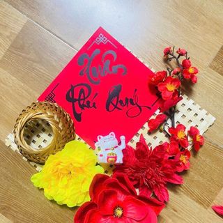 Set trang trí Tết