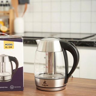 Ấm Siêu Tốc Thủy Tinh Kailer KL-268, bán sỉ kailer, bán buôn kailer