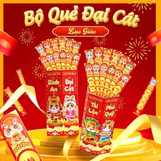BAO LÌ XÌ GIEO QUẺ 12 QUẺ - LADY'S PASSION