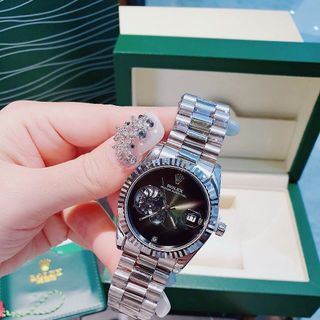 XẢ RẺ ĐỒNG HỒ NAM THỜI TRANG RÔLET MẶT GIẢ CƠ DÂY ĐÚC KHOÁ BƯỚM