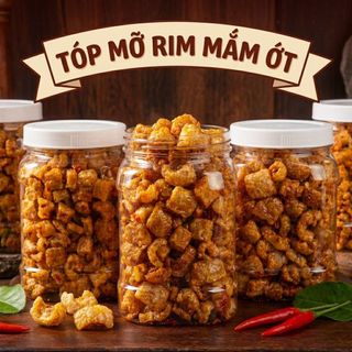 TÓP MỠ RIM NƯỚC MẮM TỎI ỚT ĐẬM ĐÀ LẠ MIỆNG 300G - WINNIE HOUSE