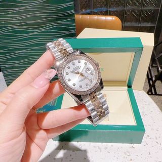 ĐỒNG HỒ NAM NỮ CAO CẤP ROLET MÁY AUTOMATIC DÂY ĐÚC MẶT SAPHIRE VIỀN HỘT