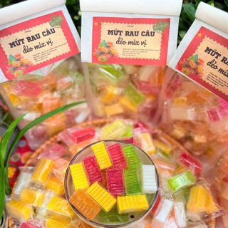 MỨT RAU CÂU DẺO MIX VỊ 500, DẺO MỊN, ĐẬM VỊ TỰ NHIÊN - WINNIE HOUSE