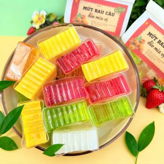 MỨT RAU CÂU DẺO MIX VỊ 500, DẺO MỊN, ĐẬM VỊ TỰ NHIÊN - WINNIE HOUSE