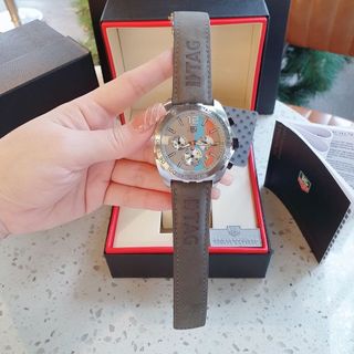XẢ NHANH ĐỒNG HỒ NAM TRUNG CẤP TAD HEUER CHONOGRAP DÂY DA LỘN