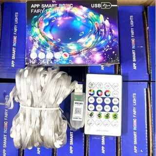 DÂY ĐÈN LED HẠT GẠO 10M RGB ĐUỔI MÀU