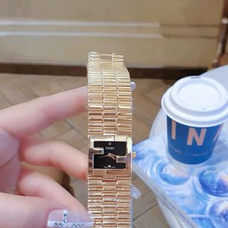 XẢ NHANH ĐỒNG HỒ NỮ THỜI TRANG PENDI DÂY BẢNG VUÔNG MÀU HỒNG