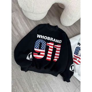 Áo SWETER In Nhiệt Cờ Số 911 - Unisex