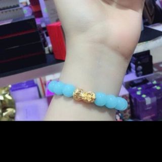 Chuỗi vòng mix tỳ hưu đeo tay vòng tay phong thủy