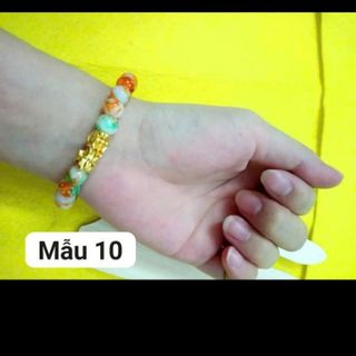 Chuỗi vòng mix tỳ hưu đeo tay vòng tay phong thủy