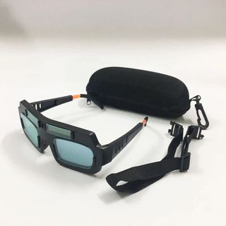 Kính hàn điện tử cảm biến tự động hai mắt – không cần pin, chống chói tia hàn, kèm dây đeo & hộp đựng | KÍNH MẮT THE99