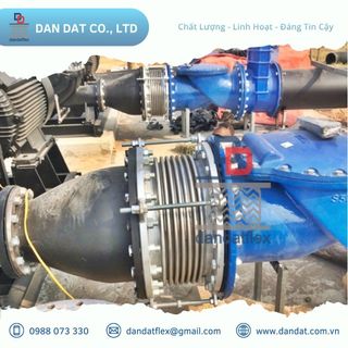 Khớp nối mềm chống rung/ Khớp nối chống rung cho ống gió bằng vải/ Khớp giảm rung inox/ Khớp nối giảm chấn máy phát điện